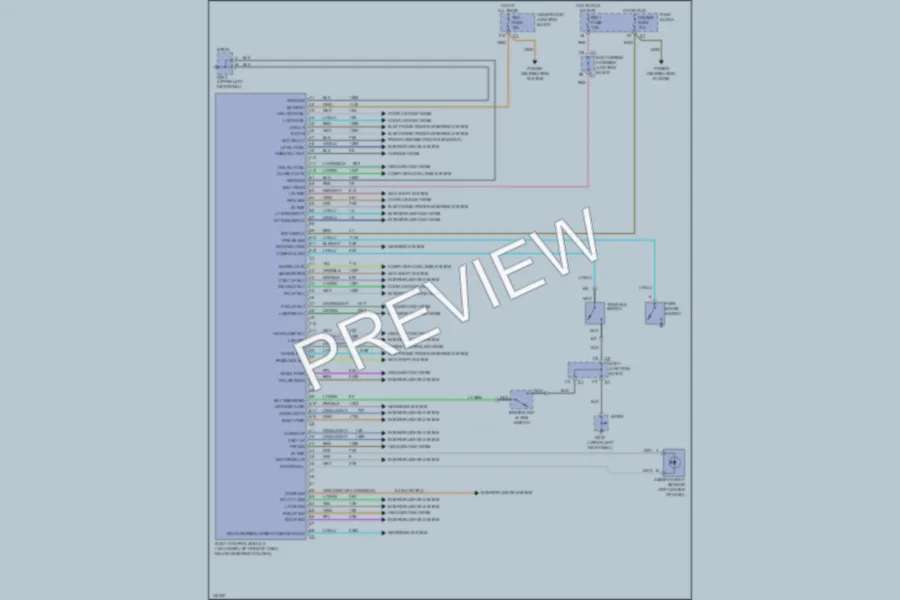 2001 Chevrolet 1500 Body Computer wiring diagram preview