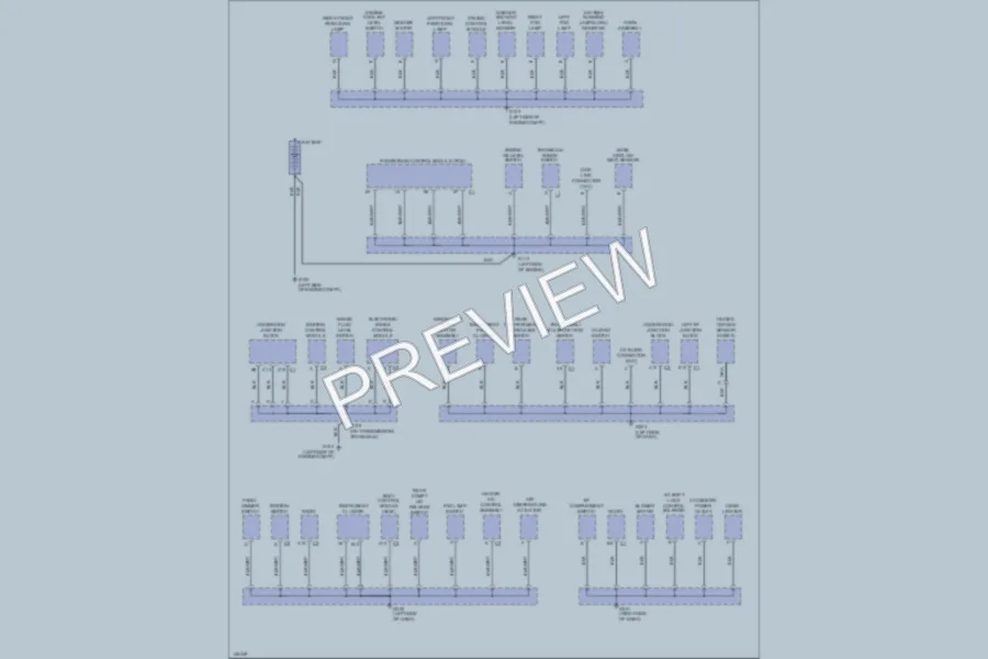 2001 Chevrolet Malibu Ground Distribution wiring diagram preview