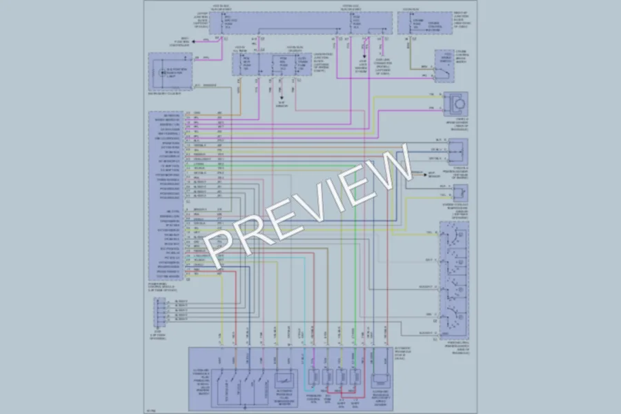 2001 Chevrolet Malibu Transmission wiring diagram preview
