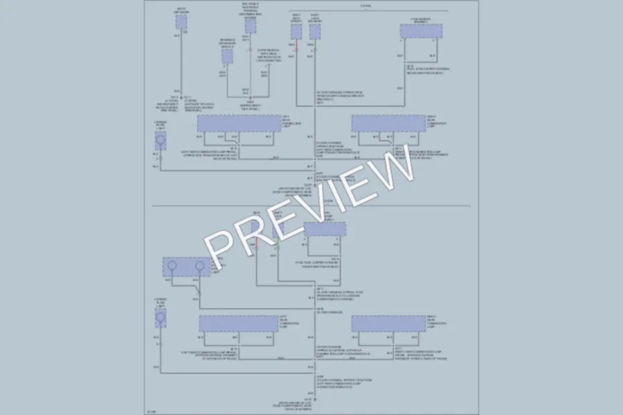 2001 Chevrolet Metro Ground Distribution wiring diagram preview