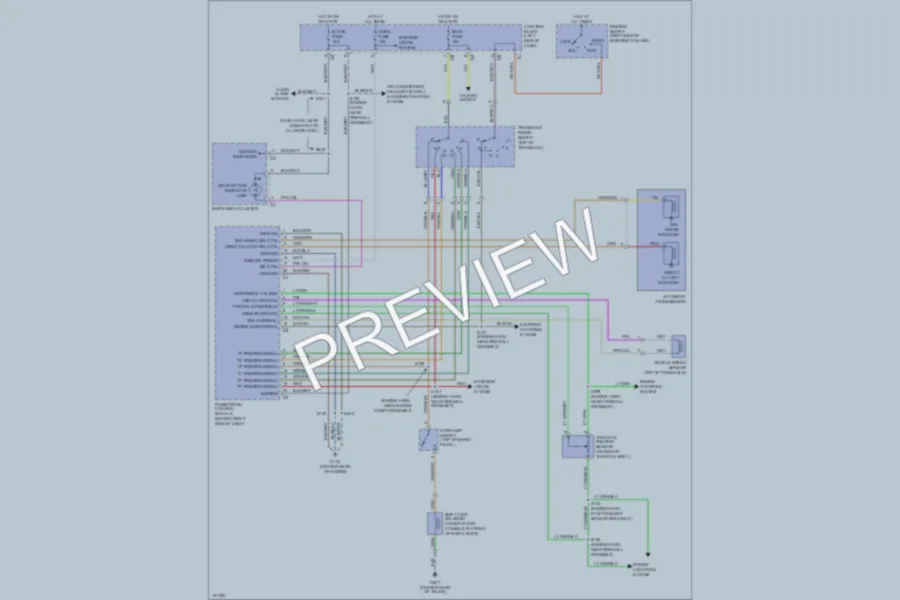 2001 Chevrolet Metro Transmission wiring diagram preview