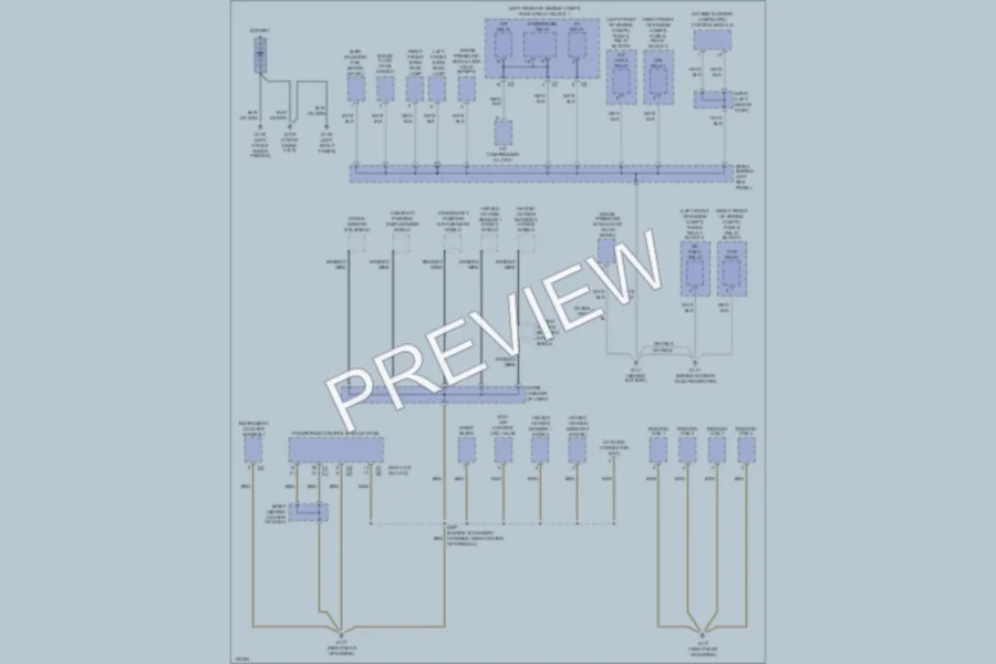 2001 Chevrolet Prizm Ground Distribution wiring diagram preview