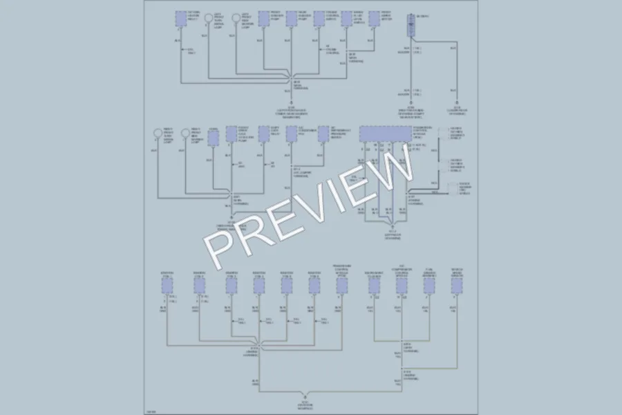 2001 Chevrolet Tracker Ground Distribution wiring diagram preview
