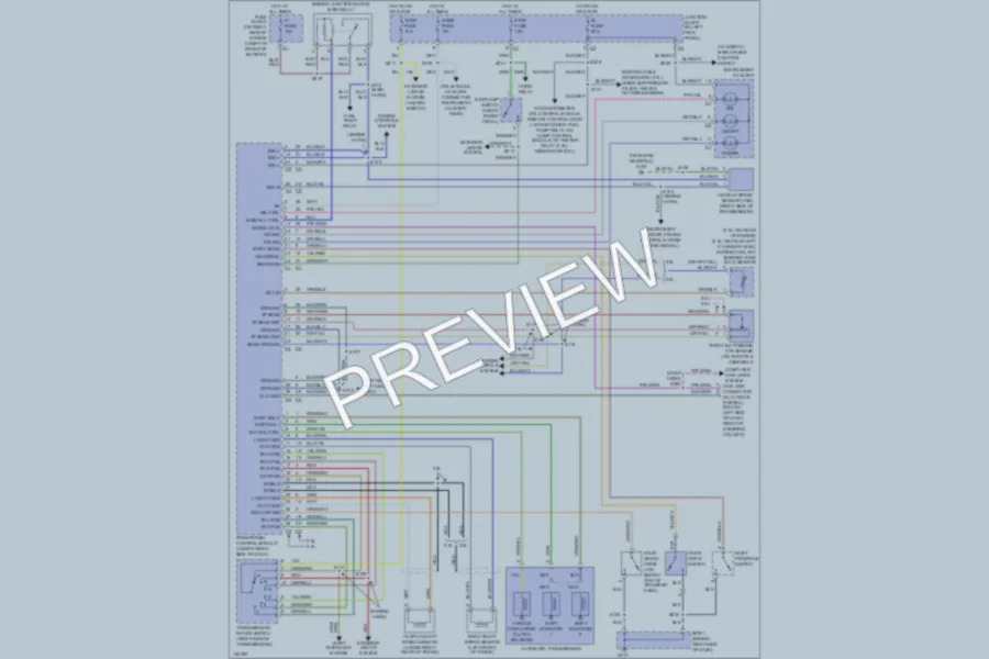 2001 Chevrolet Tracker Transmission wiring diagram preview