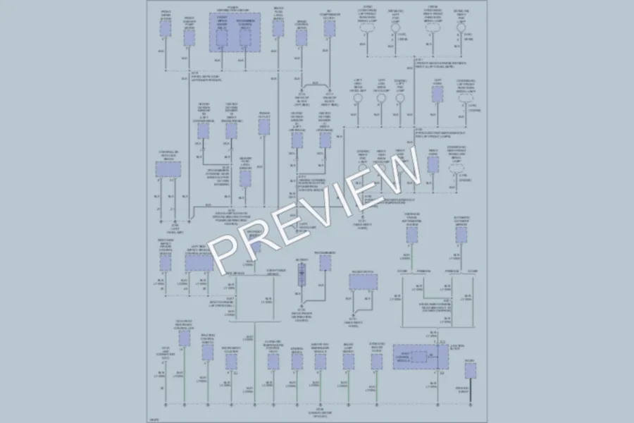2001 Chrysler 300M Ground Distribution wiring diagram preview