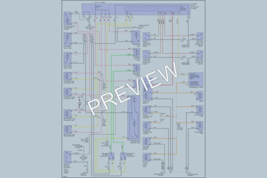 2001 Chrysler 300M Interior Lights wiring diagram preview
