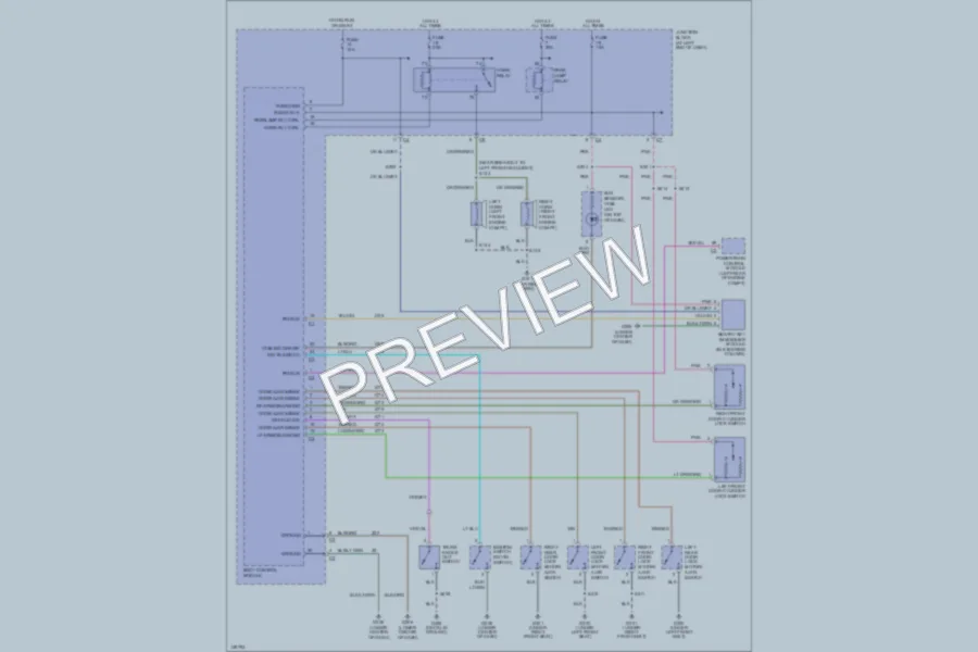 2001 Chrysler Concorde Anti Theft wiring diagram preview