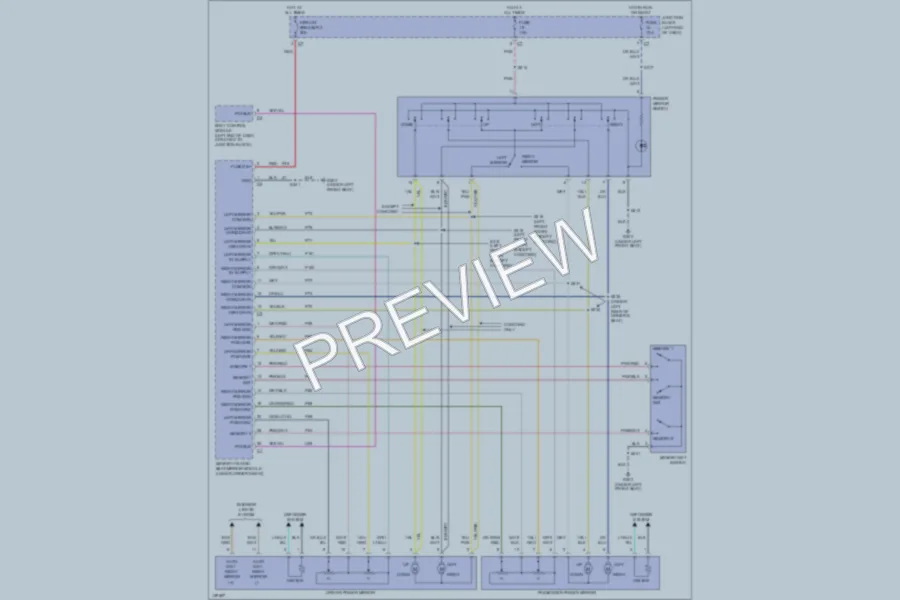 2001 Chrysler LHS Memory Systems wiring diagram preview