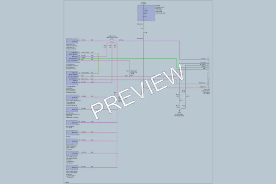 2001 Chrysler PTCruiser Computer Data Lines wiring diagram preview