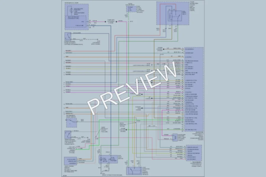 2001 Chrysler PTCruiser Engine Performance wiring diagram preview