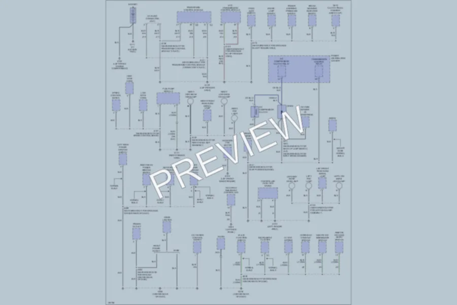 2001 Chrysler PTCruiser Ground Distribution wiring diagram preview