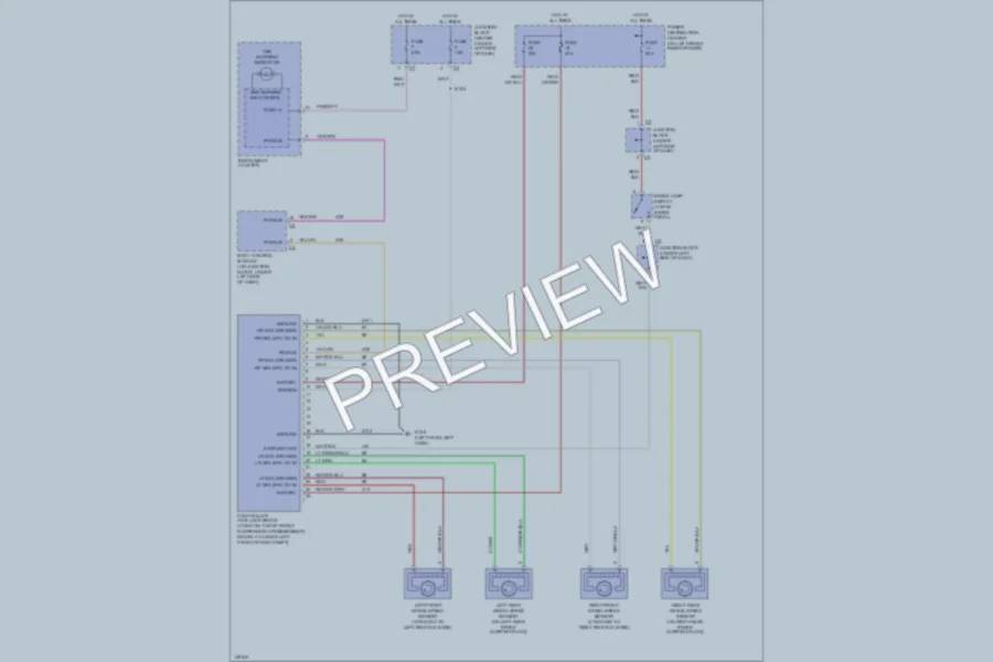 2001 Chrysler Convertible Anti Lock Brakes wiring diagram preview
