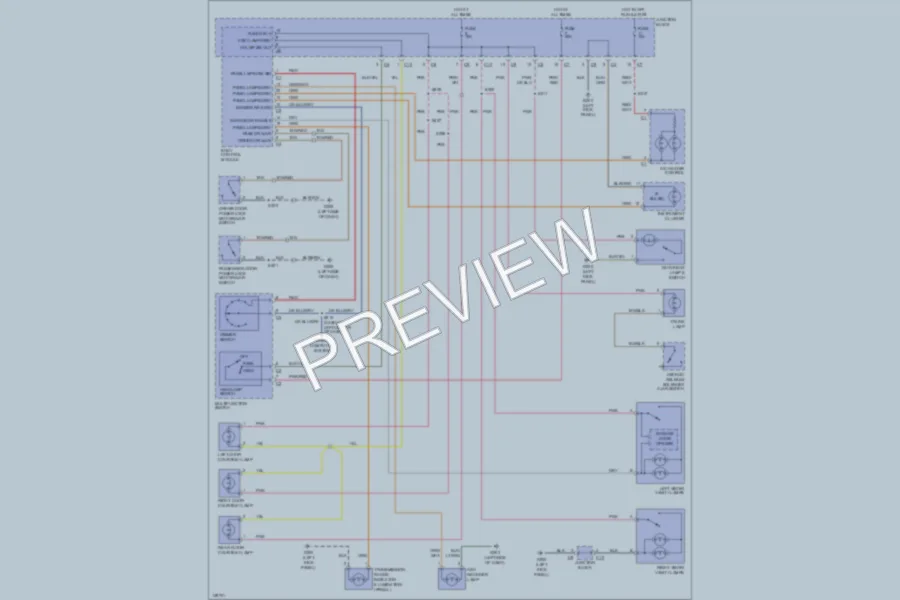 2001 Chrysler Convertible Interior Lights wiring diagram preview