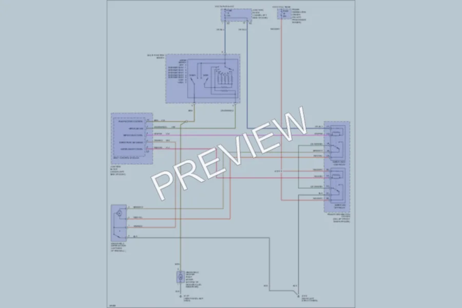 2001 Chrysler Convertible Wiper Washer wiring diagram preview