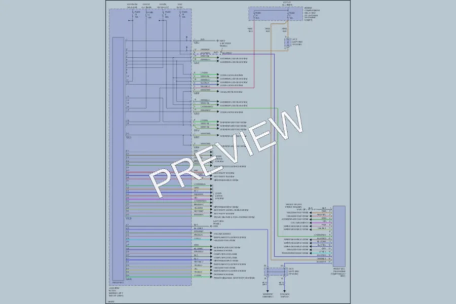 2001 Chrysler Coupe Body Computer wiring diagram preview