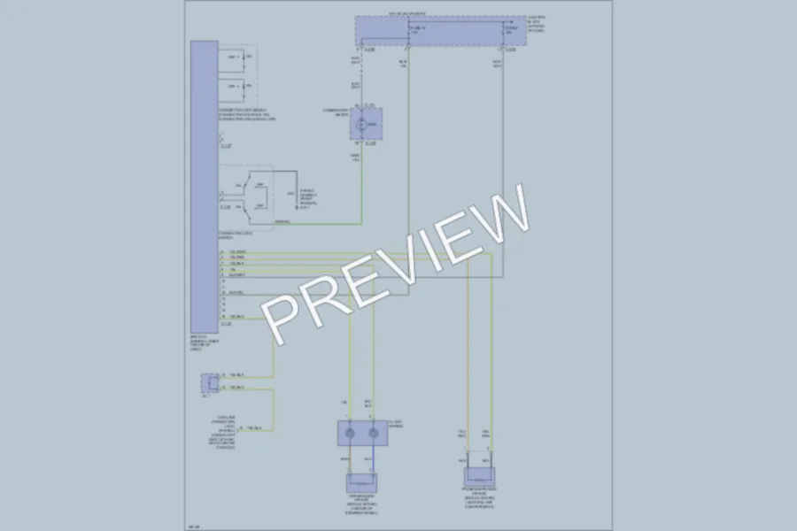 2001 Chrysler Coupe Supplemental Restraints wiring diagram preview