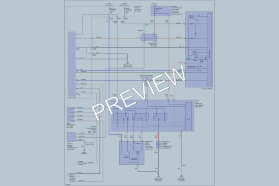 2001 Chrysler Coupe Wiper Washer wiring diagram preview