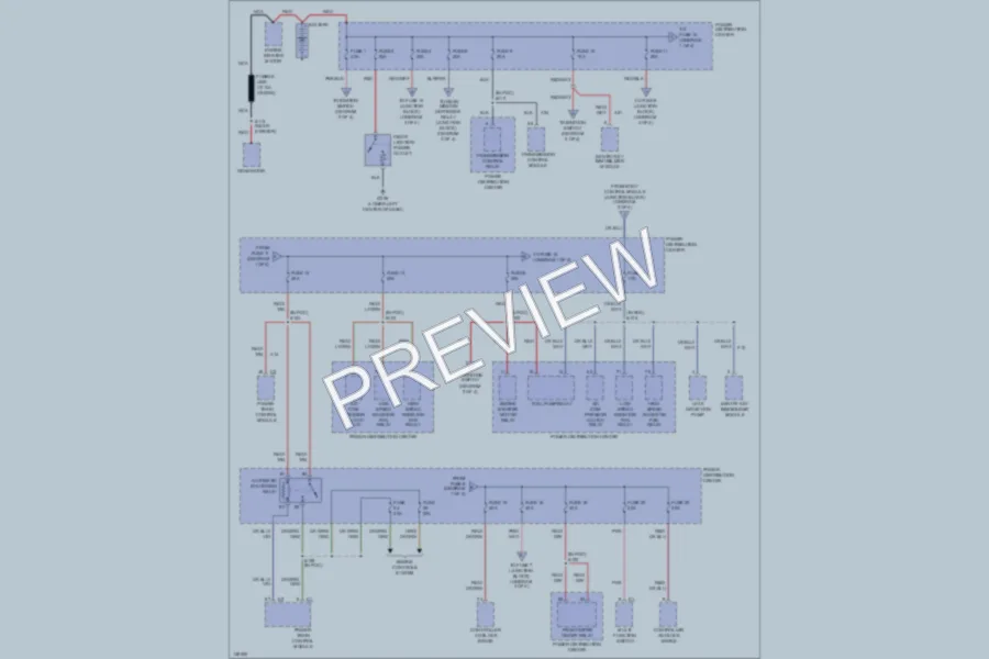 2001 Chrysler Sedan Power Distribution wiring diagram preview