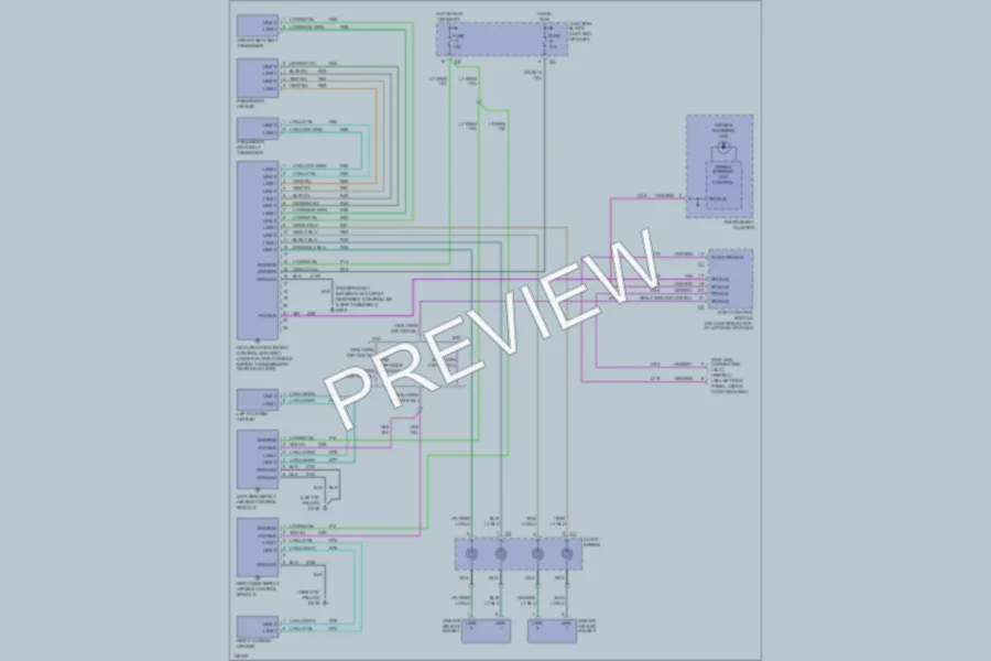 2001 Chrysler Sedan Supplemental Restraints wiring diagram preview