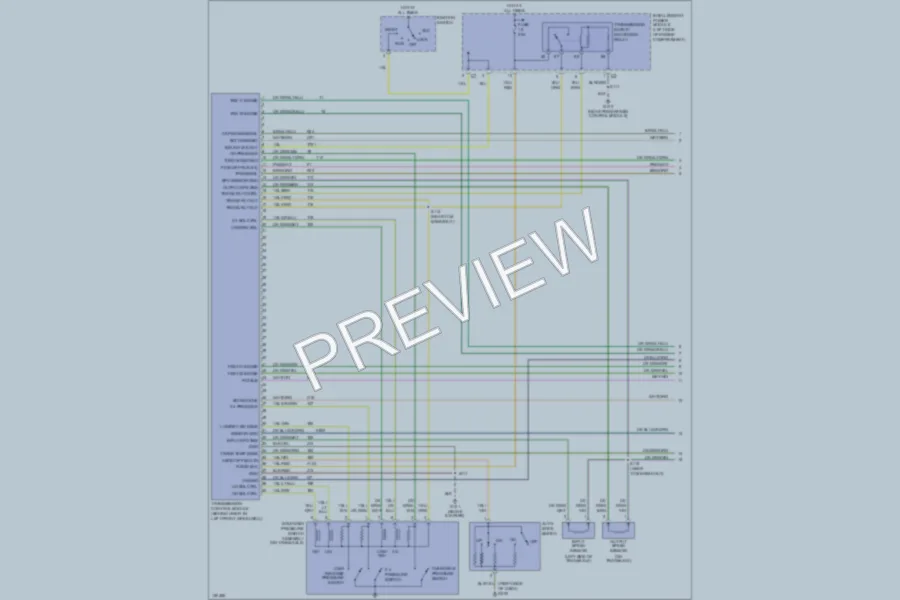 2001 Chrysler TownCountry Transmission wiring diagram preview