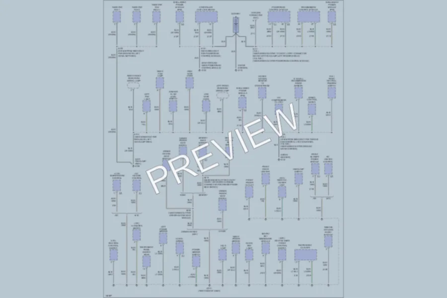 2001 Chrysler Voyager Ground Distribution wiring diagram preview