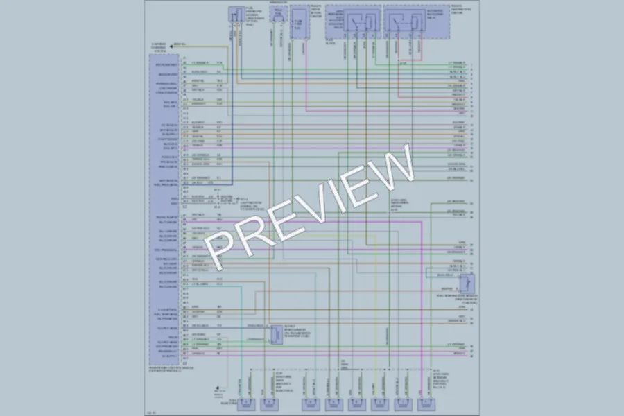 2001 Dodge B3500 Engine Performance wiring diagram preview