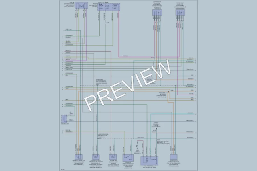 2001 Dodge B1500 Engine Performance wiring diagram preview
