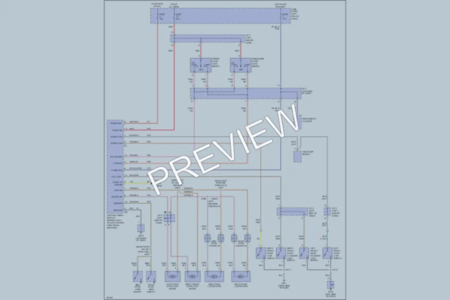 2001 Dodge B3500 Power Door Locks wiring diagram preview