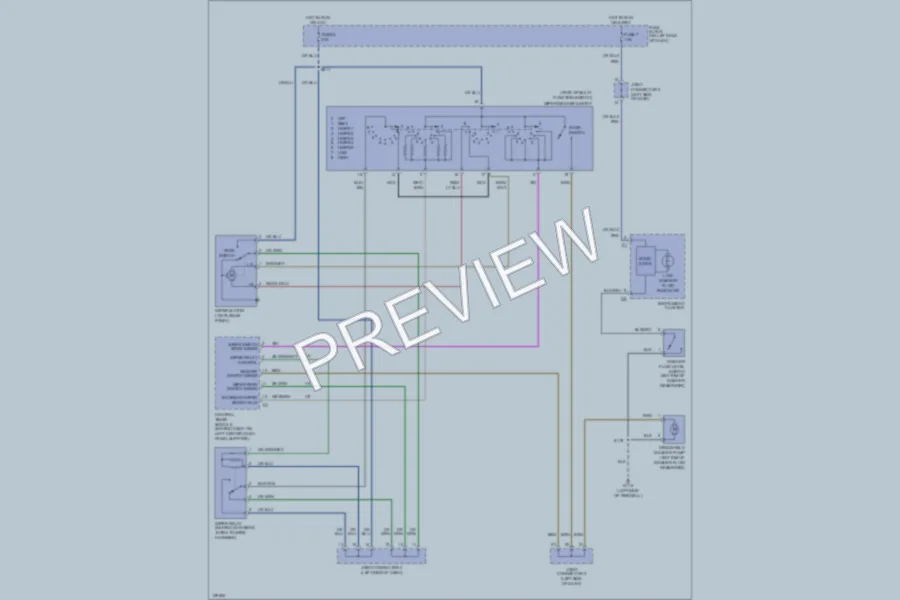2001 Dodge B3500 Wiper Washer wiring diagram preview