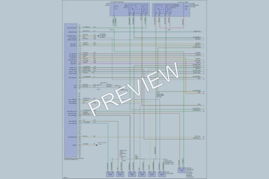 2001 Dodge B1500 Engine Performance wiring diagram preview