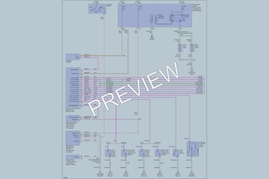 2001 Dodge Caravan Anti Theft wiring diagram preview