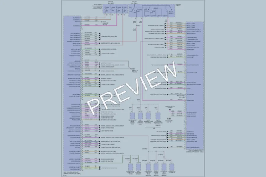 2001 Dodge Caravan Body Computer wiring diagram preview