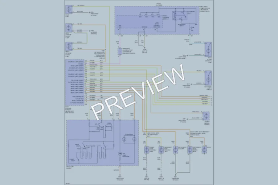 2001 Dodge Caravan Interior Lights wiring diagram preview
