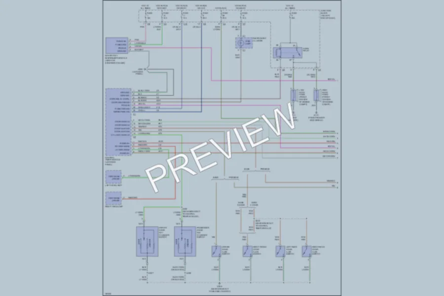 2001 Dodge Dakota Anti Theft wiring diagram preview
