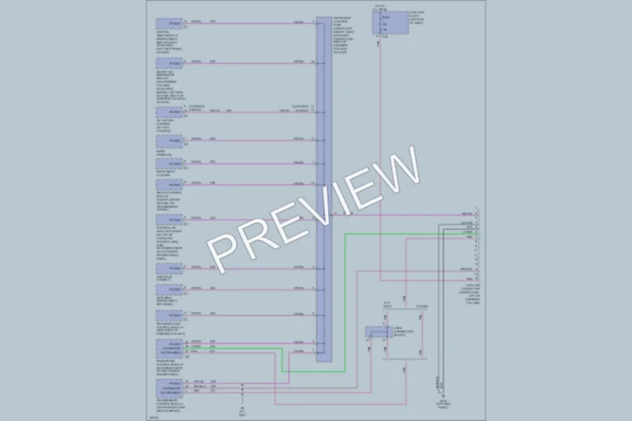 2001 Dodge Dakota Computer Data Lines wiring diagram preview
