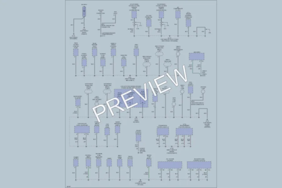2001 Dodge Durango Ground Distribution wiring diagram preview