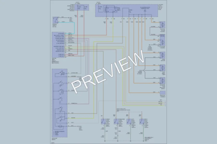 2001 Dodge Durango Interior Lights wiring diagram preview