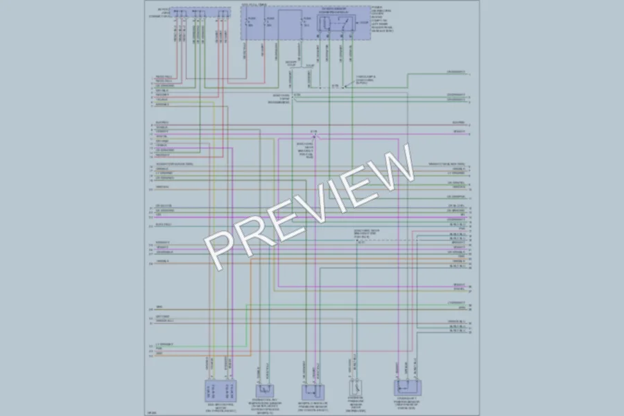 2001 Dodge R1500 Engine Performance wiring diagram preview