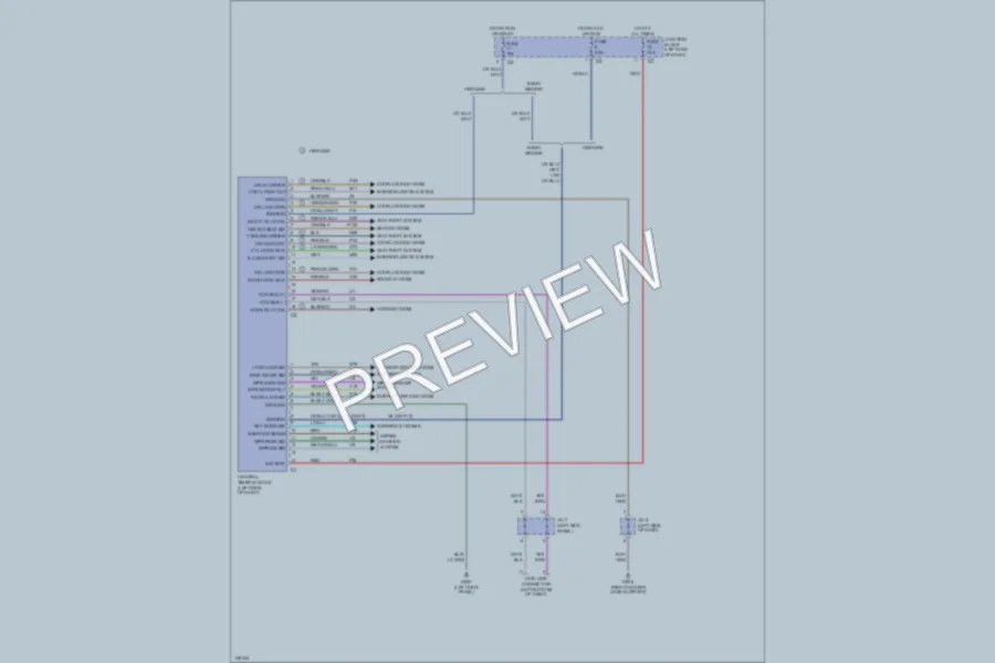 2001 Dodge R2500 Body Computer wiring diagram preview