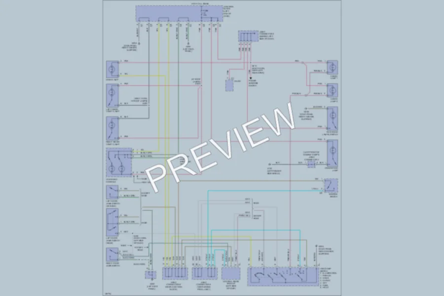 2001 Dodge R3500 Interior Lights wiring diagram preview