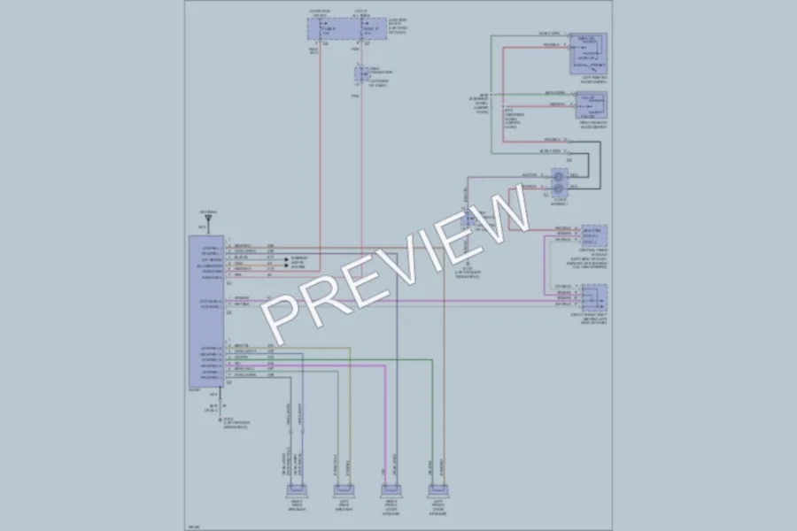 2001 Dodge R3500 Radio wiring diagram preview