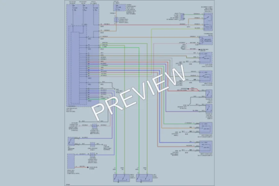 2001 Dodge 2D Coupe Anti Theft wiring diagram preview