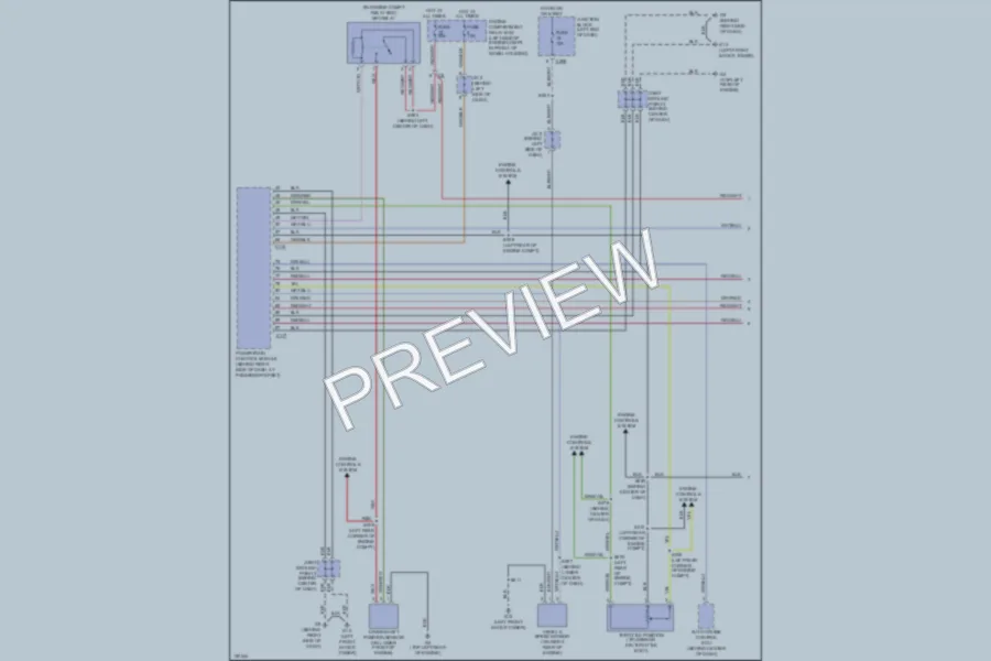 2001 Dodge 2D Coupe Transmission wiring diagram preview