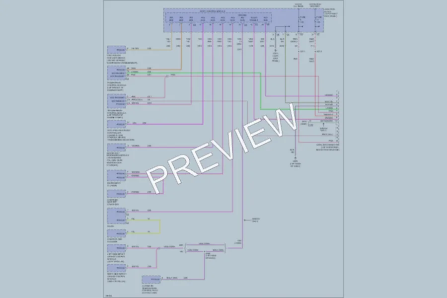 2001 Dodge 4D Sedan Computer Data Lines wiring diagram preview