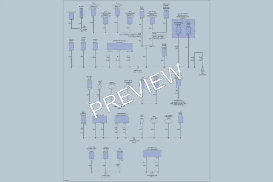 2001 Dodge 4D Sedan Ground Distribution wiring diagram preview