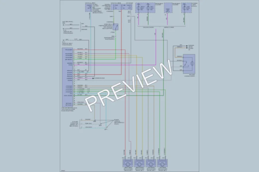 2001 Ford CrownVictoria Anti Lock Brakes wiring diagram preview
