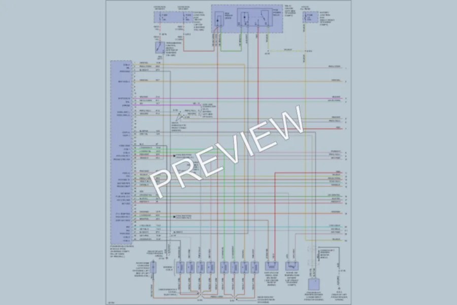 2001 Ford CrownVictoria Engine Performance wiring diagram preview