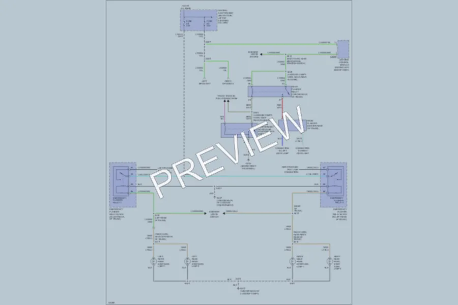 2001 Ford CrownVictoria Exterior Lights wiring diagram preview