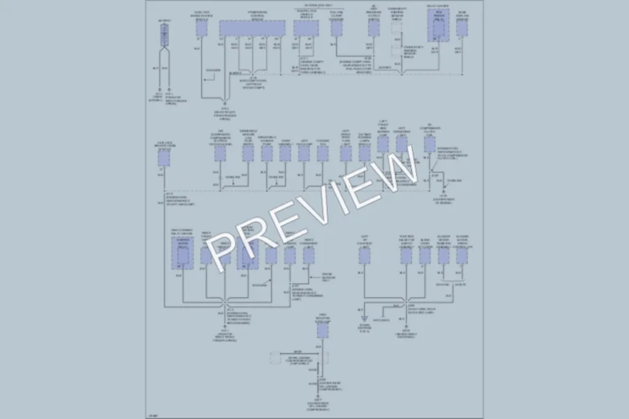2001 Ford CrownVictoria Ground Distribution wiring diagram preview