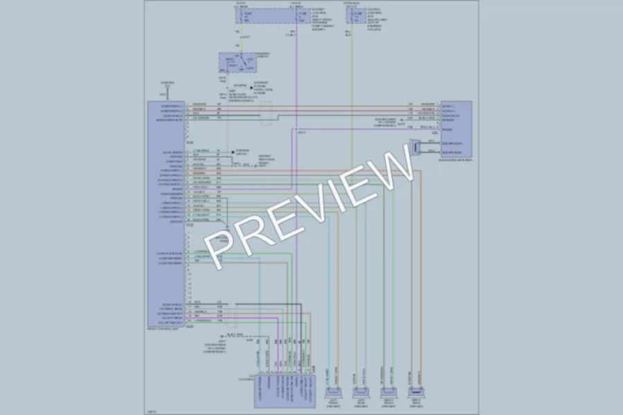 2001 Ford CrownVictoria Radio wiring diagram preview